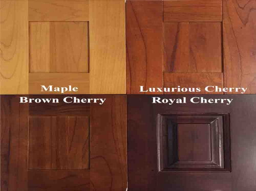 Maple & Cherry Wood Cabinets
