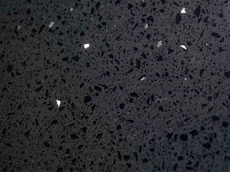 Quartz Countertop - Black Sparkle